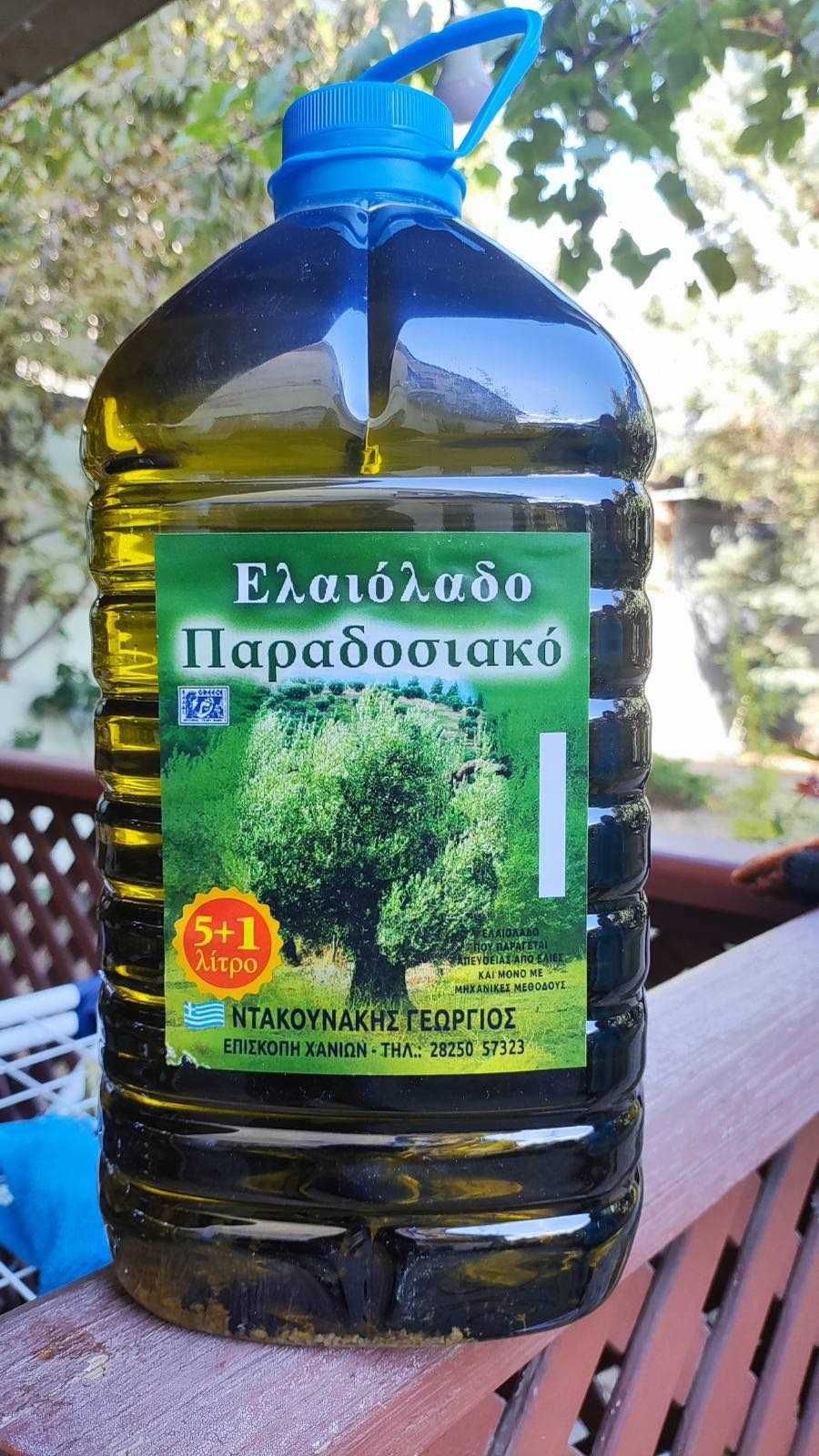 1л / Грецька оливкова олія з кусочками оливок / Оливковое масло Греция