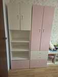 Szafa ikea Stuva dla dziewczynki biało różowa