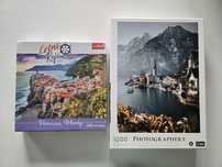 2 zestawy puzzli 1000 el. - nowe i używane