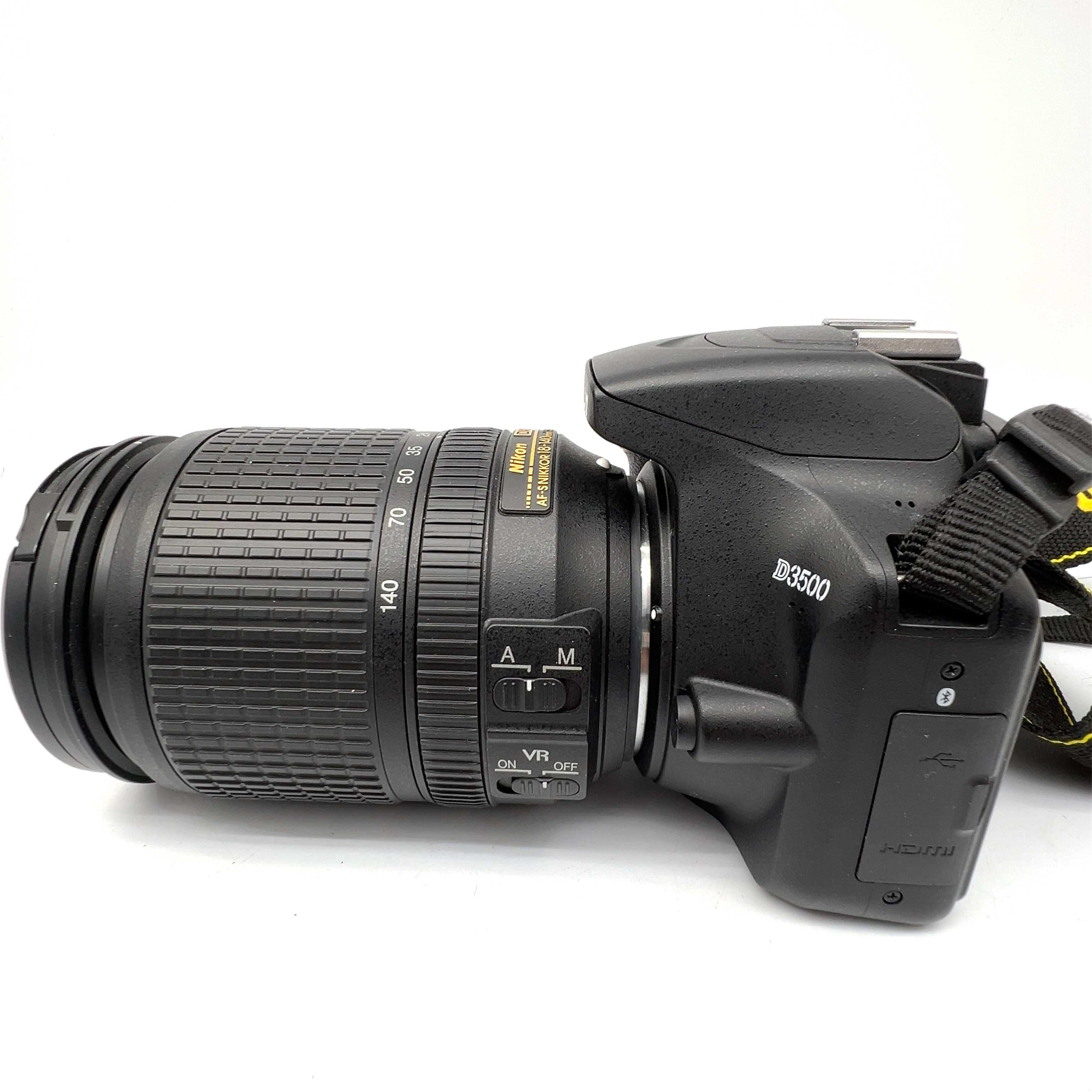 Nikon D3500 + Nikkor 18-140mm, przebieg 500 klatek !