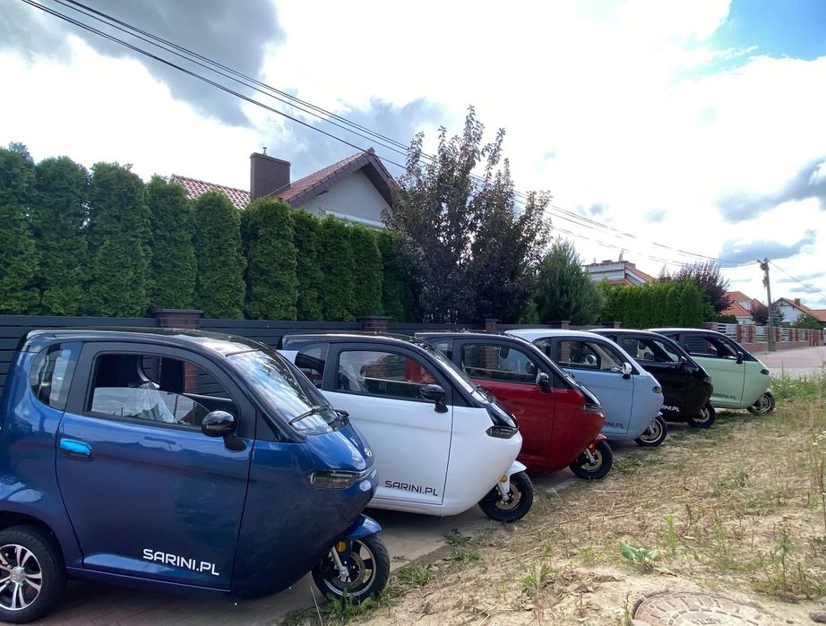 SARINI TITO Y – Najtańszy elektryczny pojazd w Polsce! Bez prawa jazdy! 2 Osobowy