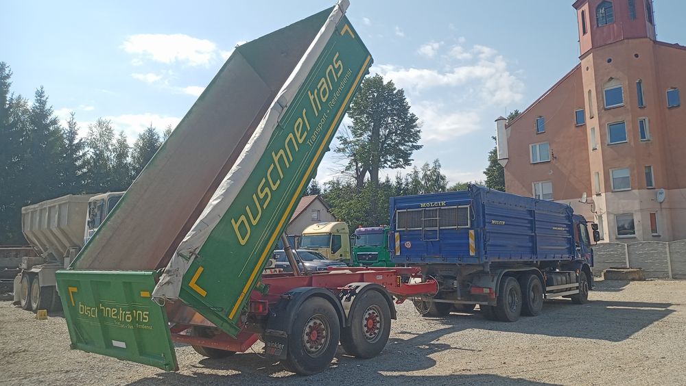 Przyczepa tandem wywrotka Kempf 2014 kiper trzy strony lekka Miller