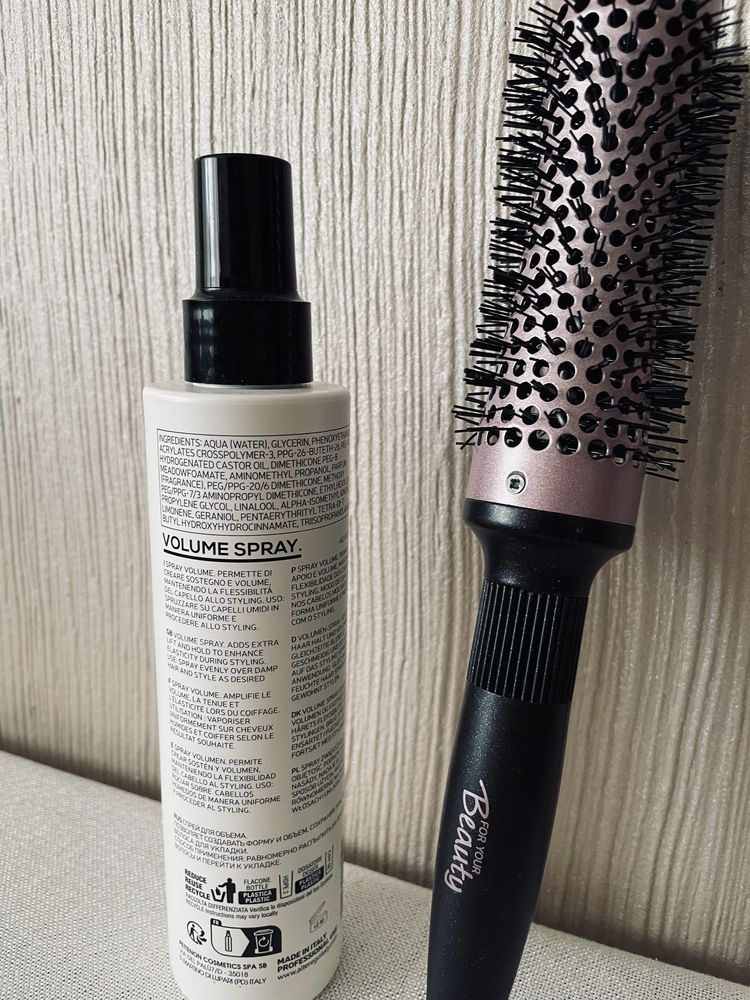 Profesjonalne fryzjerskie: Alterego Volume spray i szczotka Styling