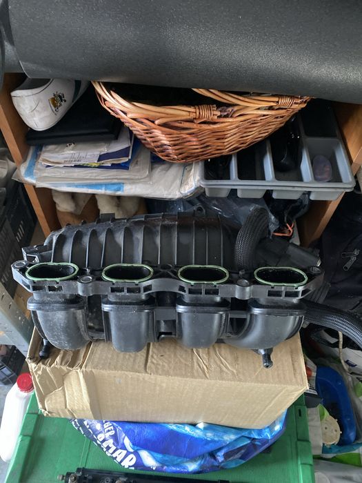 Filtro de ar e barra com 4 injetores motor mini