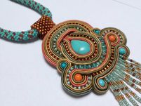 Naszyjnik sutasz/soutache