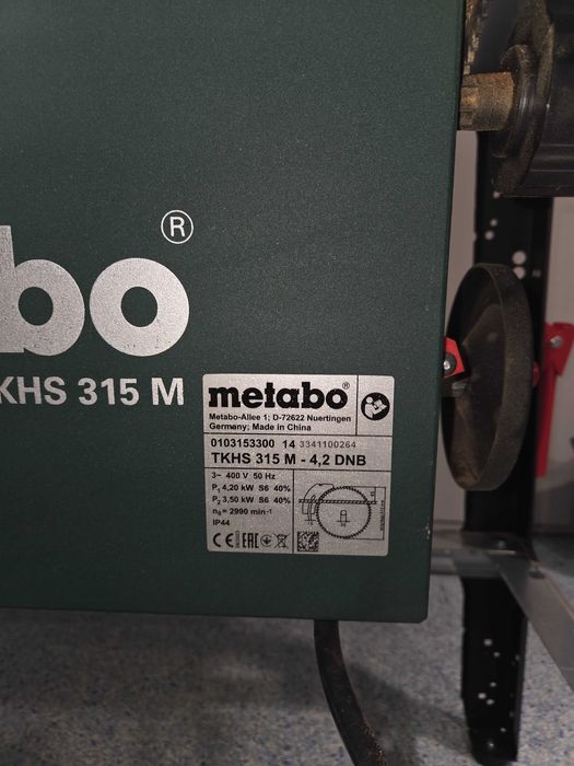 Pilarka piła stołowa Metabo