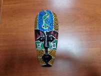 maski etniczne drewna drewniane egzotyczne totem maska drewniana Bali
