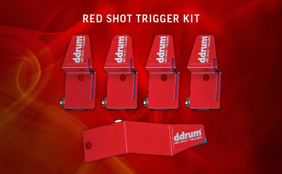 DDrum Red Shot Trigger Set  piezzo drum trigger drum pad