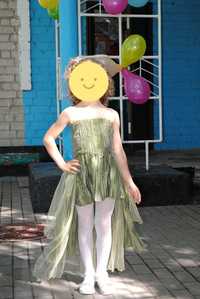 Нарядное платье на торжество/выпускной для девочки 5-6-7 лет