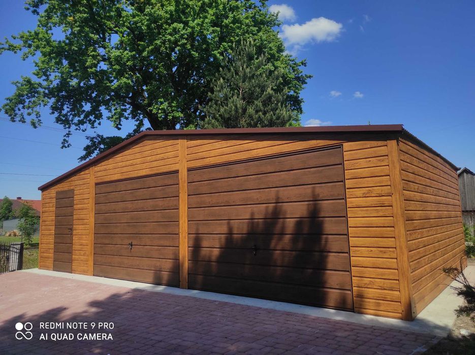 Garaż Blaszany 6x6 6x7 7x7 4x6 Blachodachówka Profil