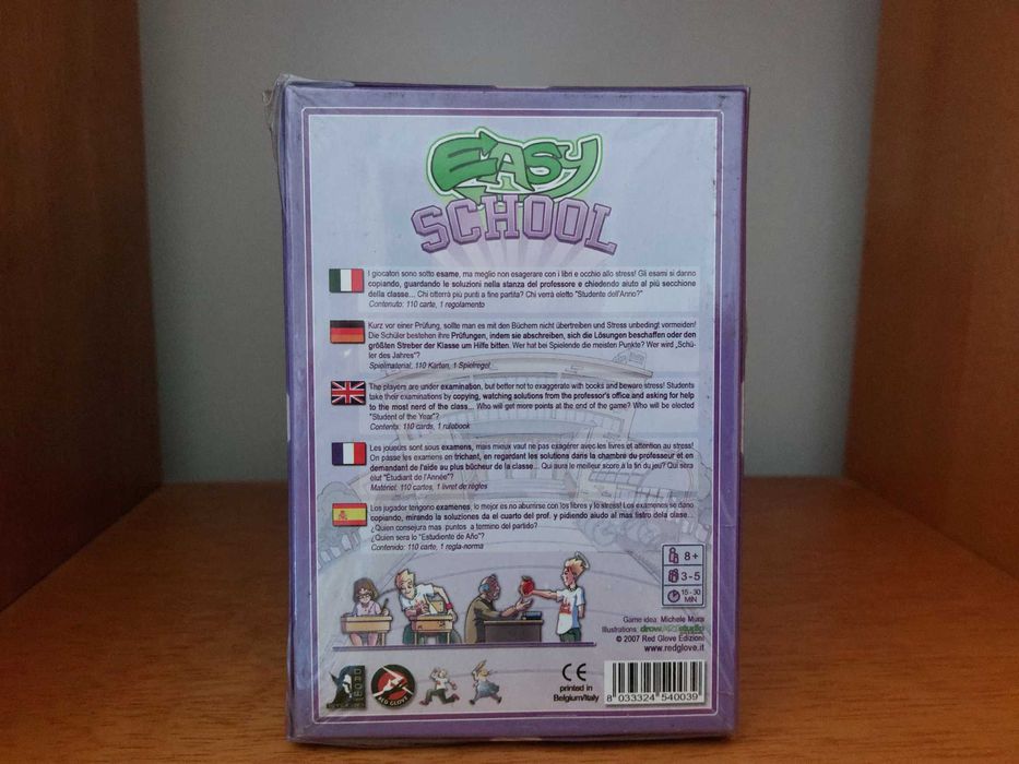 Easy School (Board Game Jogo de Tabuleiro)