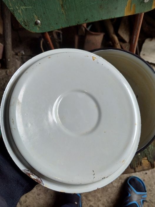 Кастрюля эмалированная 6 литровая