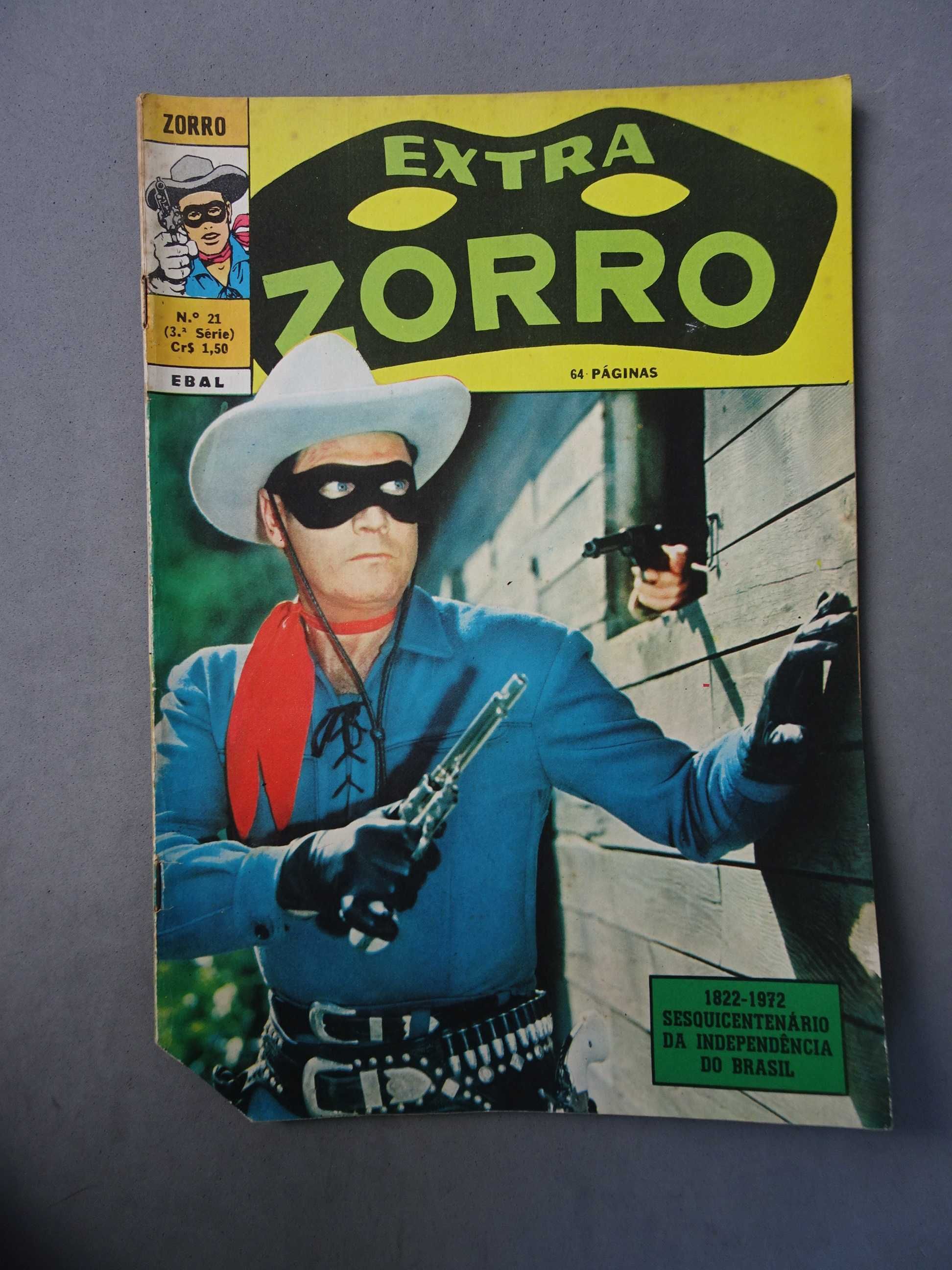 Livro EBAL - Zorro nº 21 (3ª série)