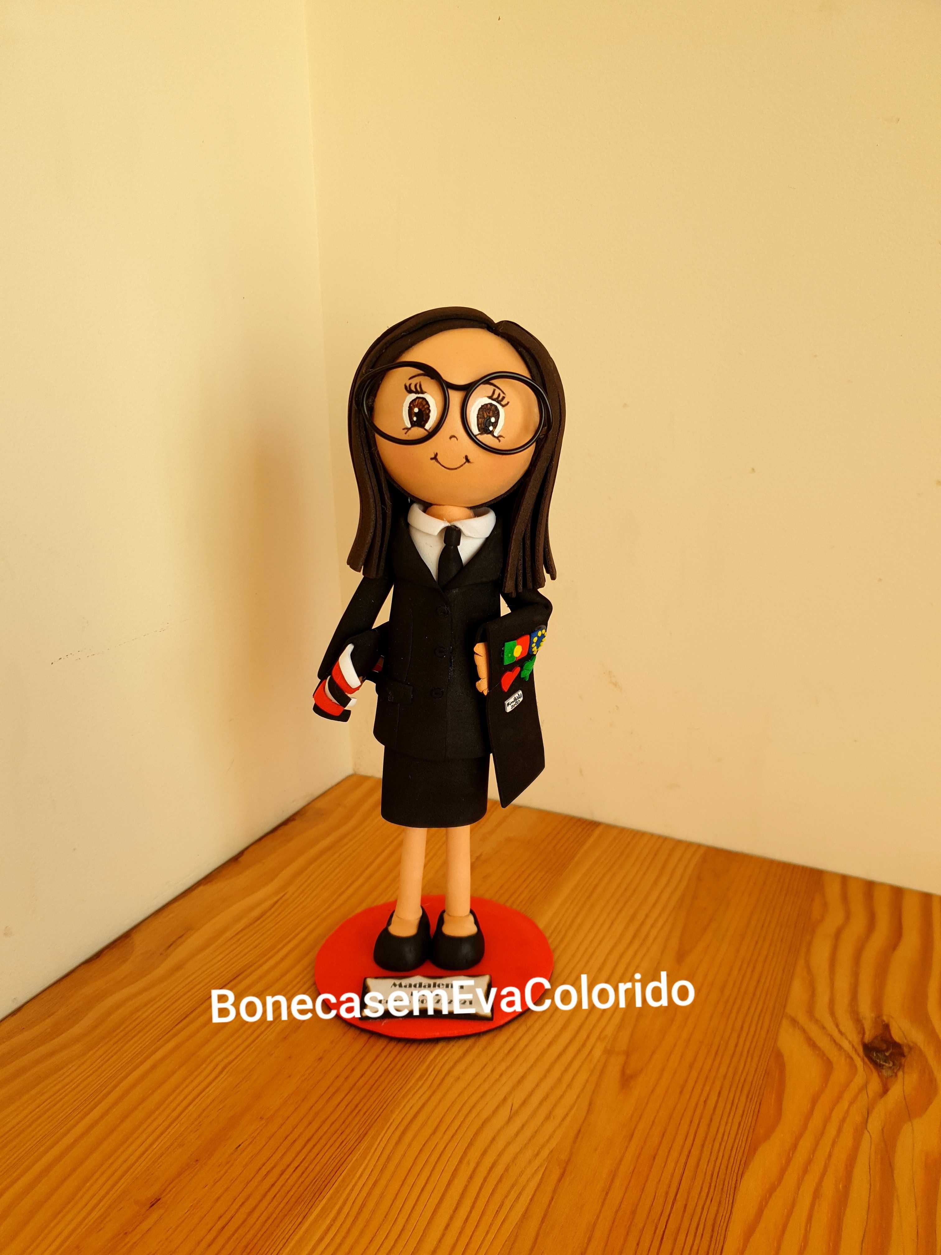 BonecasemEvaColorido 30cm personalizados