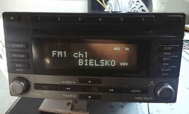 Radio cd samochodowe clarion Subaru PF 2447A-A mp3