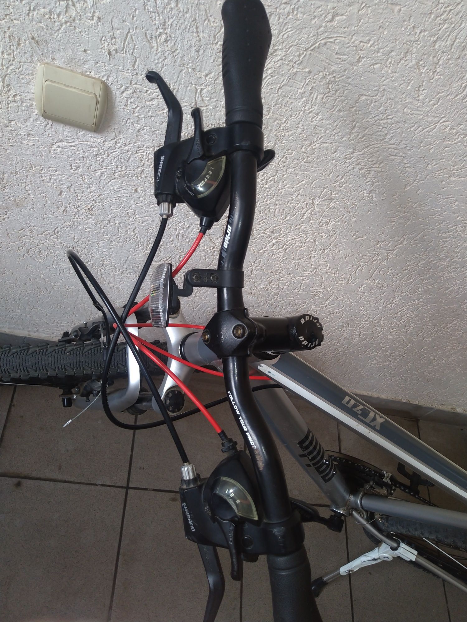 Велосипед 26″ PRIDE XC-2.0 серый матовый ,рамма 19