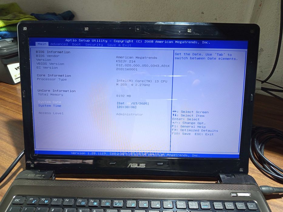 Portátil ASUS para peças ou para reparação