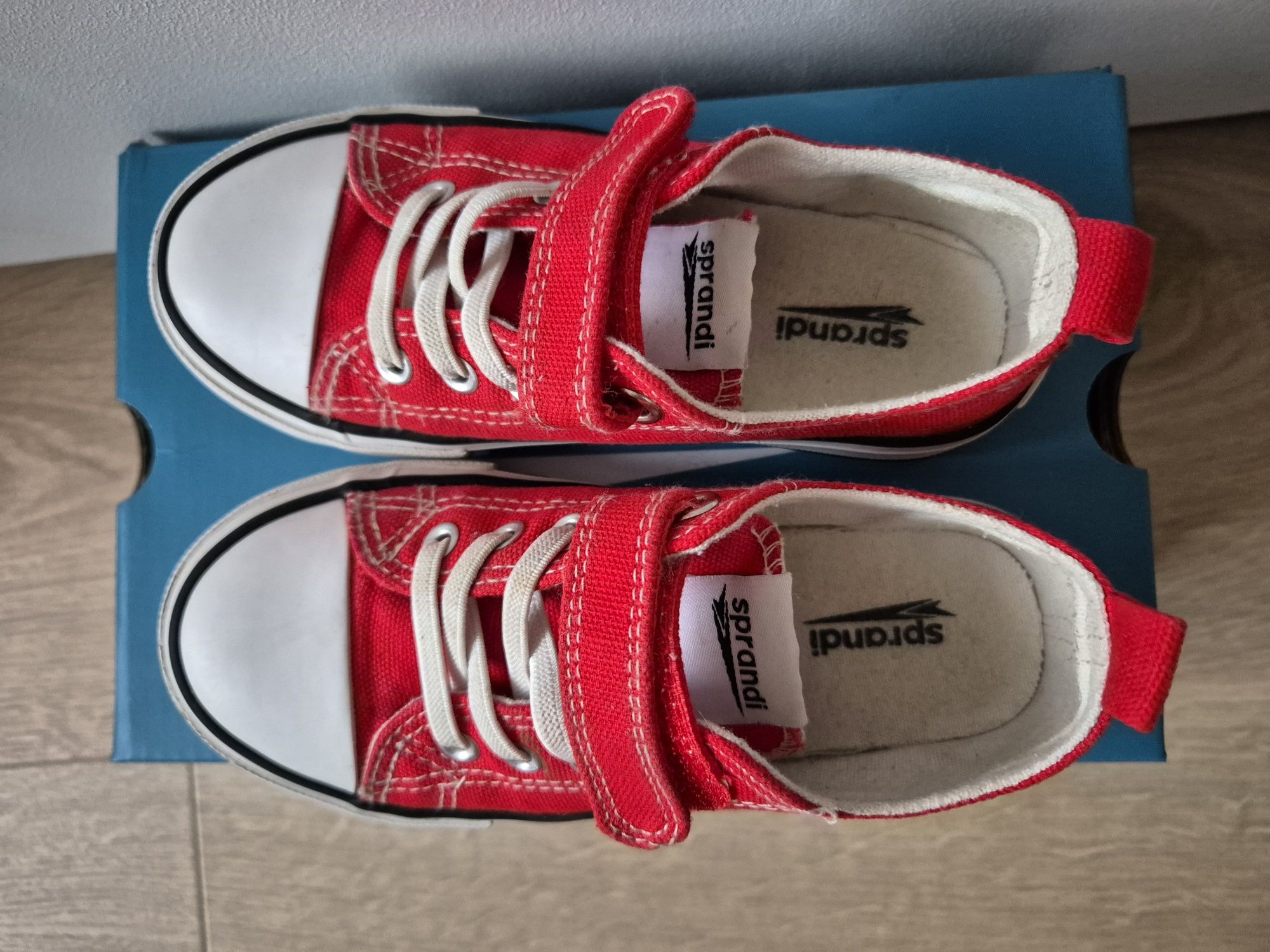 Czerwone trampki tenisówki sprandi ccc 29 jak nowe