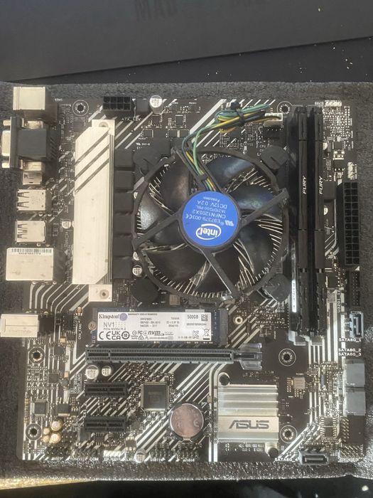 Płyta głowna Asus H510M-A 16gb ddr4 ram z procesorem i5 10400f