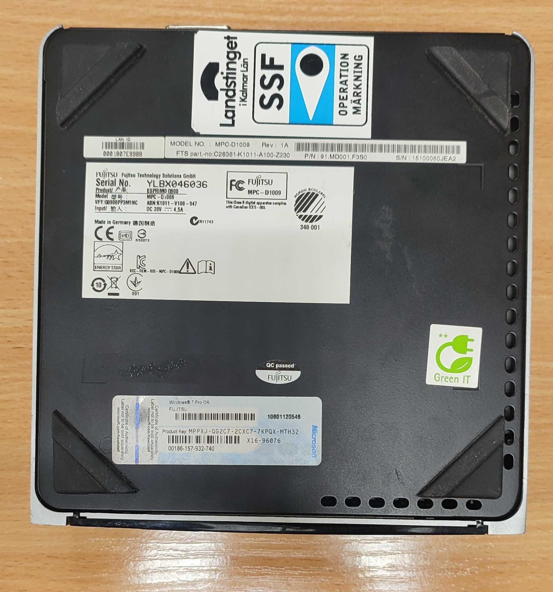 Mini PC Fujitsu Esprimo Q900