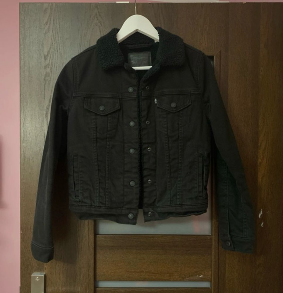Kurtka jeansowa z kozuchem Levis