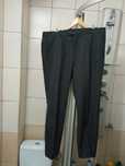Spodnie eleganckie garniturowe XL męskie  classic szare w kant retro d
