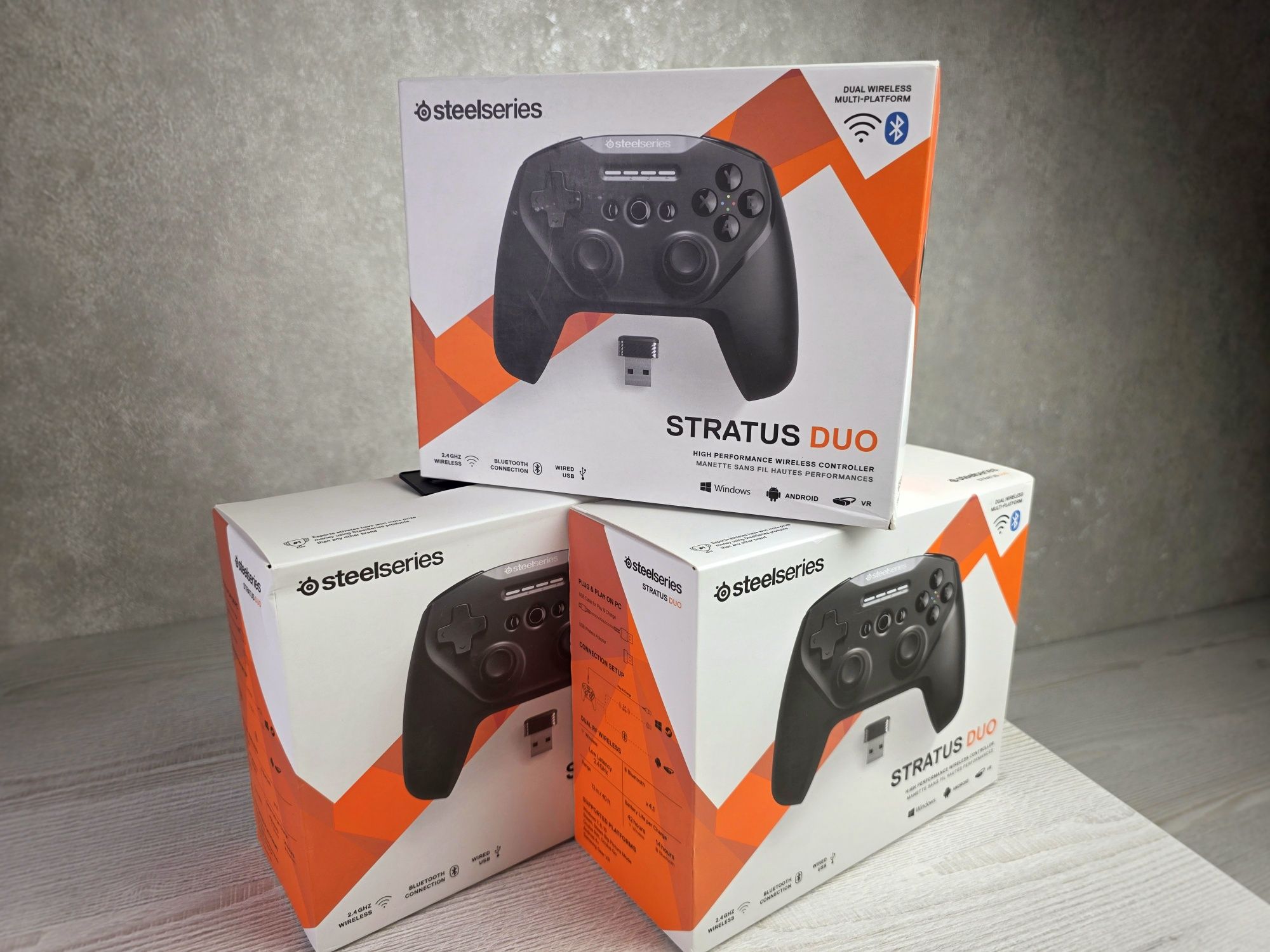 Бездротовий геймпад SteelSeries Stratus Duo (69075) для Android/PC/VR
