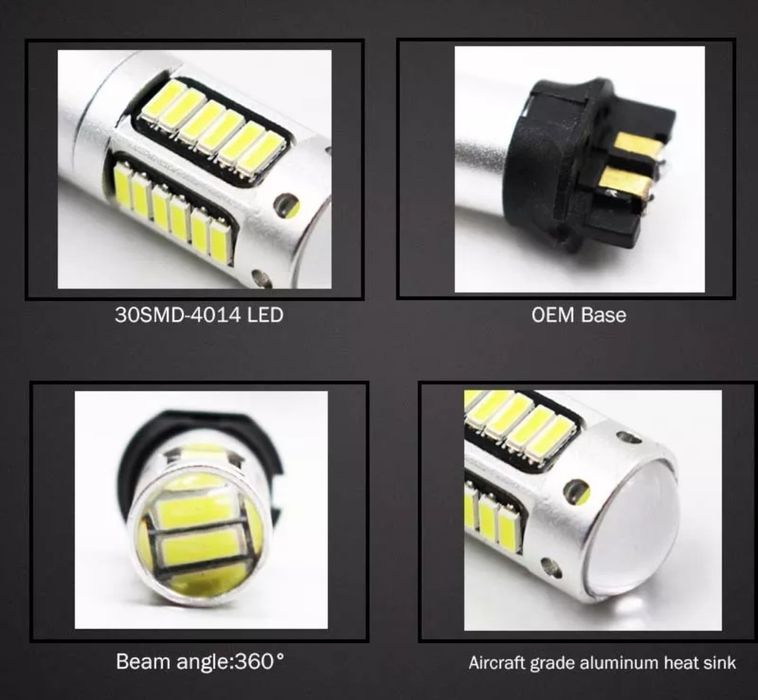 Lâmpadas diurnas led pw24w para BMW AUDI Skoda, etc..
