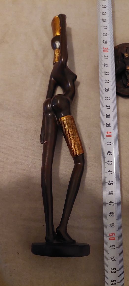 Zestaw 3 figurki w stylu afrykańskim