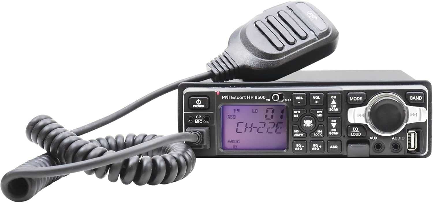 CB-радіостанція та MP3-плеєр PNI Escort HP 8500 ASQ з гарнітурою