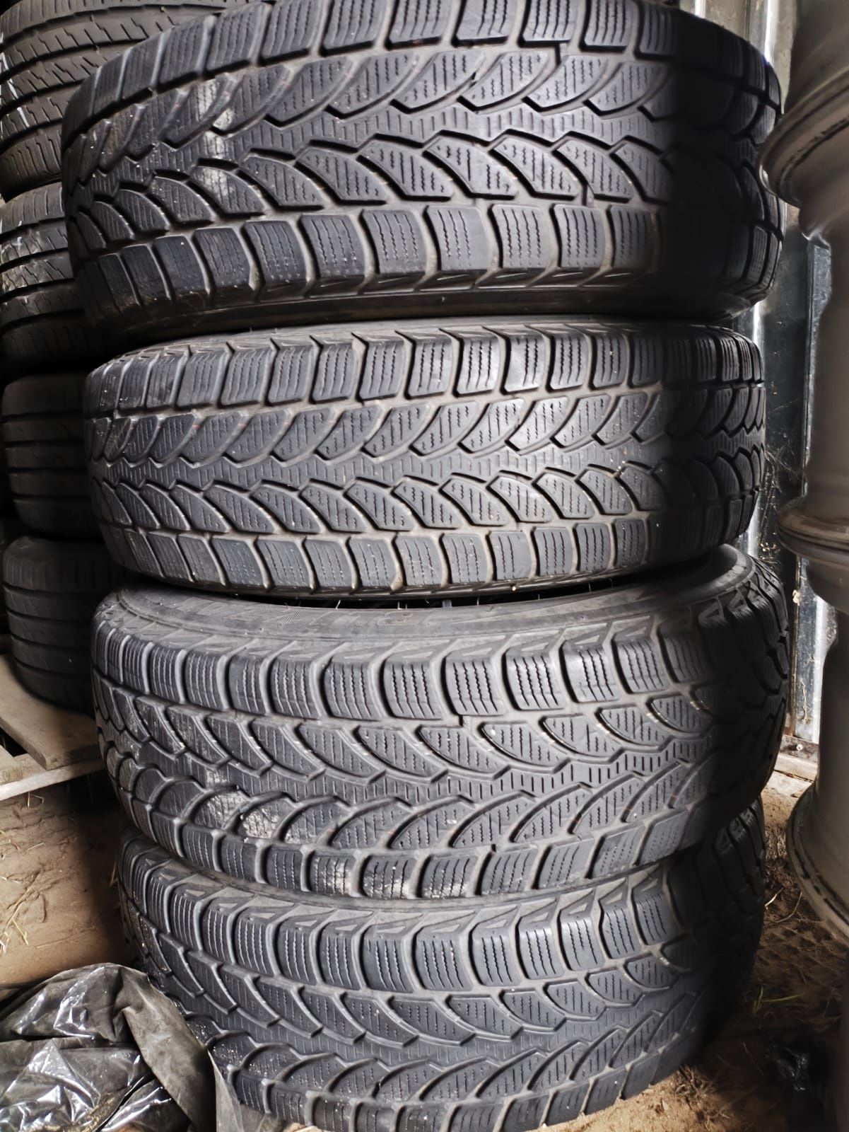 4x Koła 15" 5x112 + Opony zimowe Bridgestone 195/65/15 VW