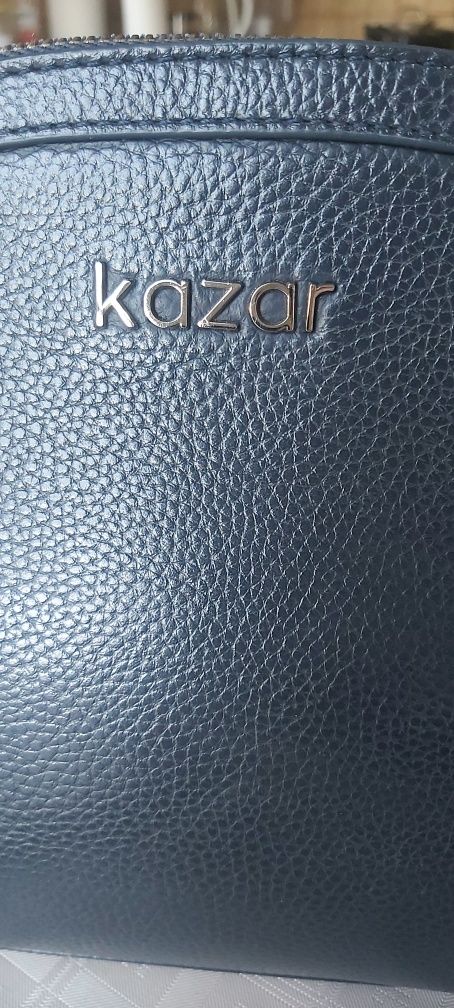 Kazar granatowa listonoszka skóra