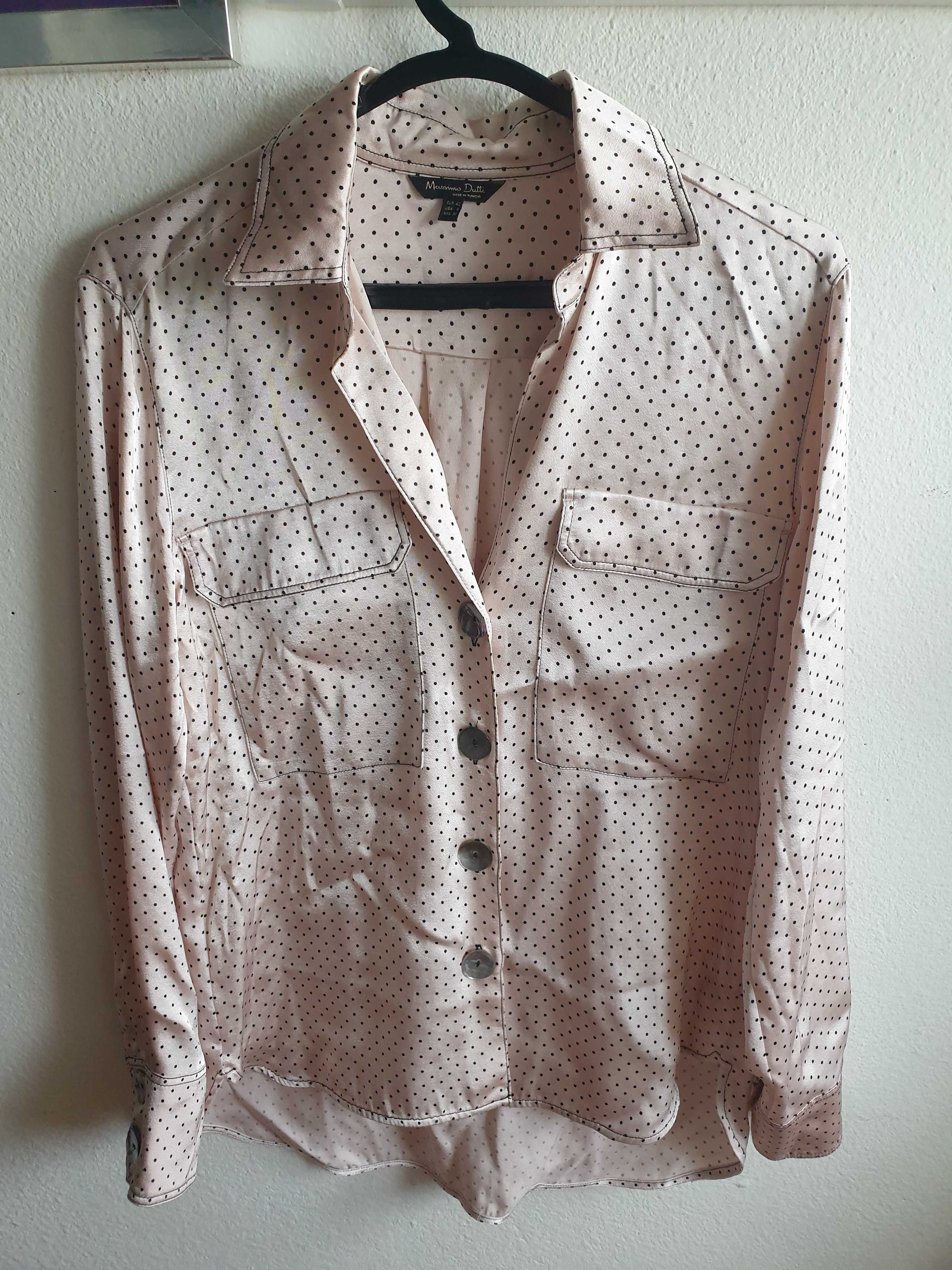 Camisa bolinhas Massimo Dutti