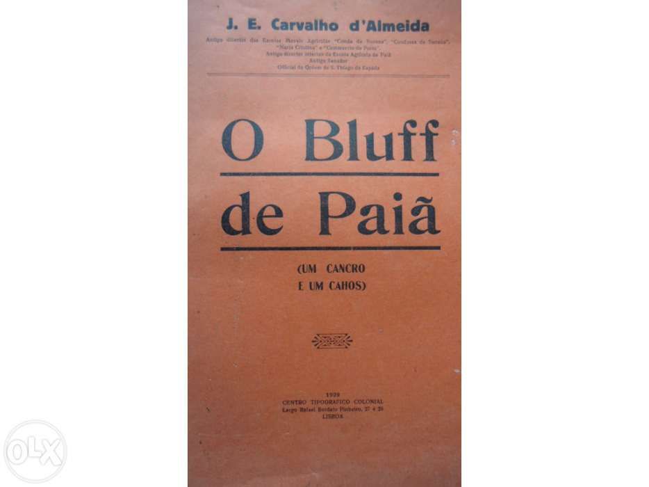 O Bluff de Paiã 1929