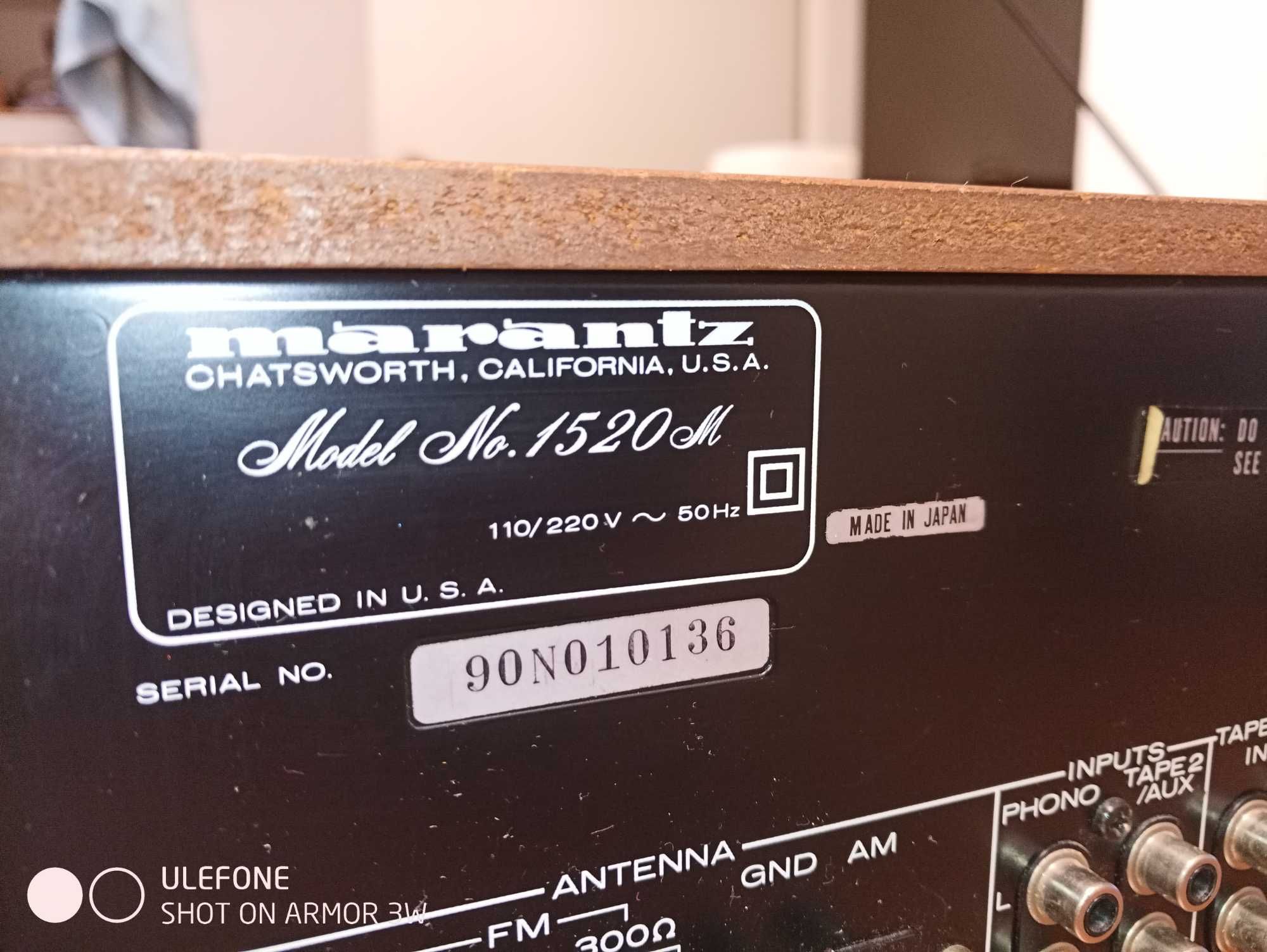 Marantz 1520 M amplituner stereo-reciver vintage,sprawny