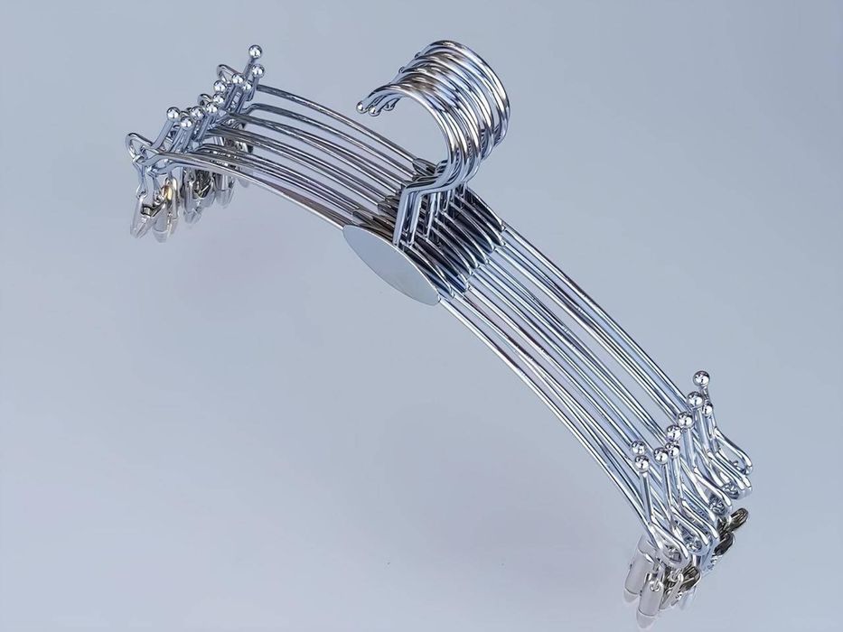 10шт. Металеві вішалки для нижньої білизни з прищіпками 28см