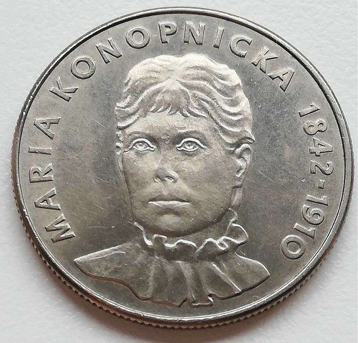 Moneta 20 zł z 1978 roku Maria Konopnicka na prezent