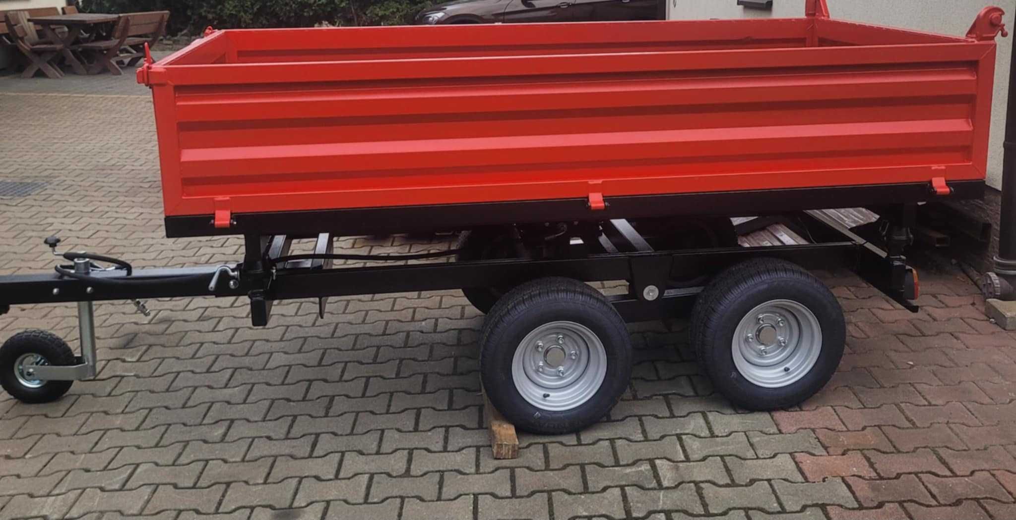 Przyczepa rolnicza/ogrodowa do ciągnika, mini traktora, 2,5t kiper