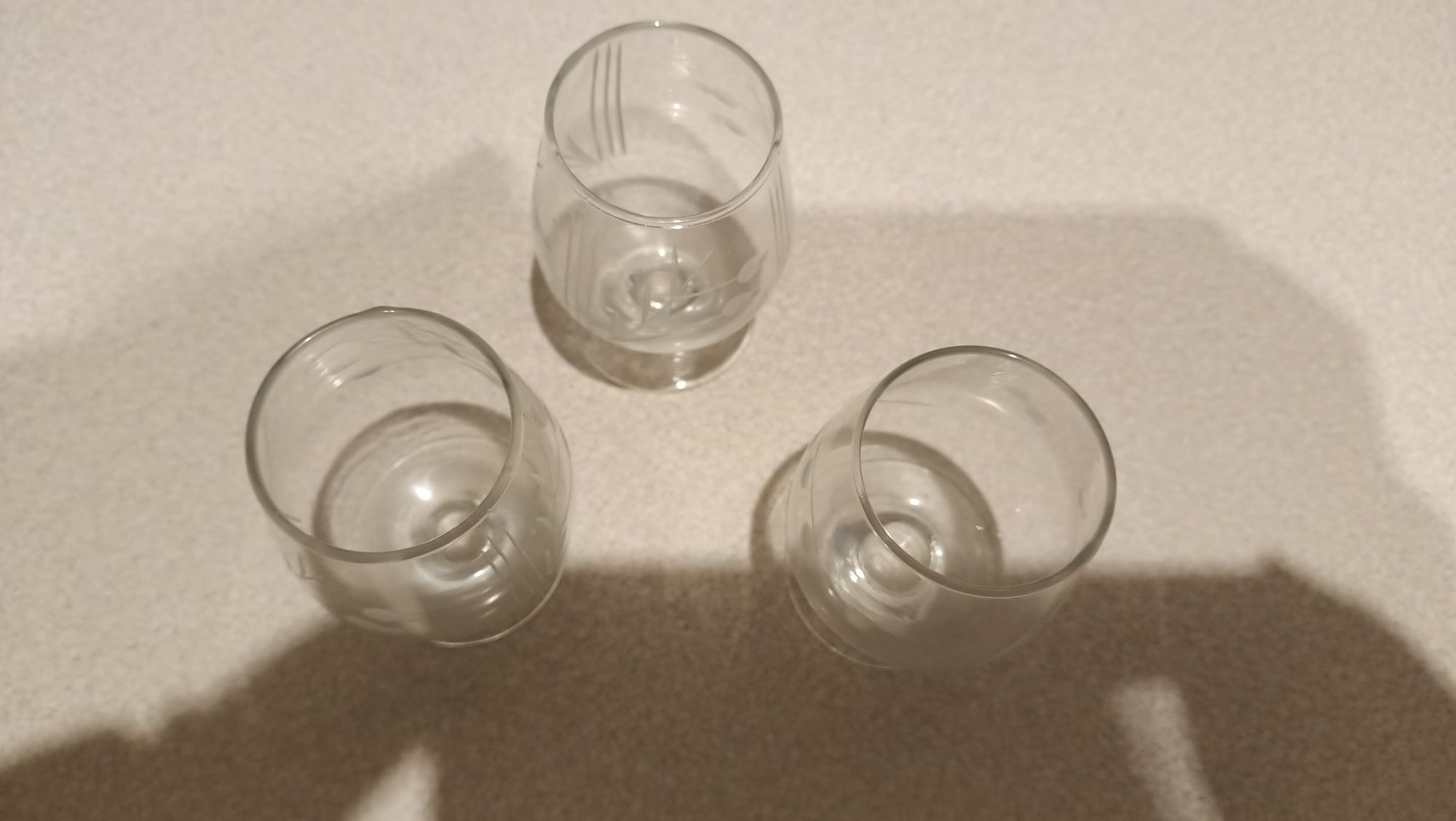 Kieliszki szklane  3 szt