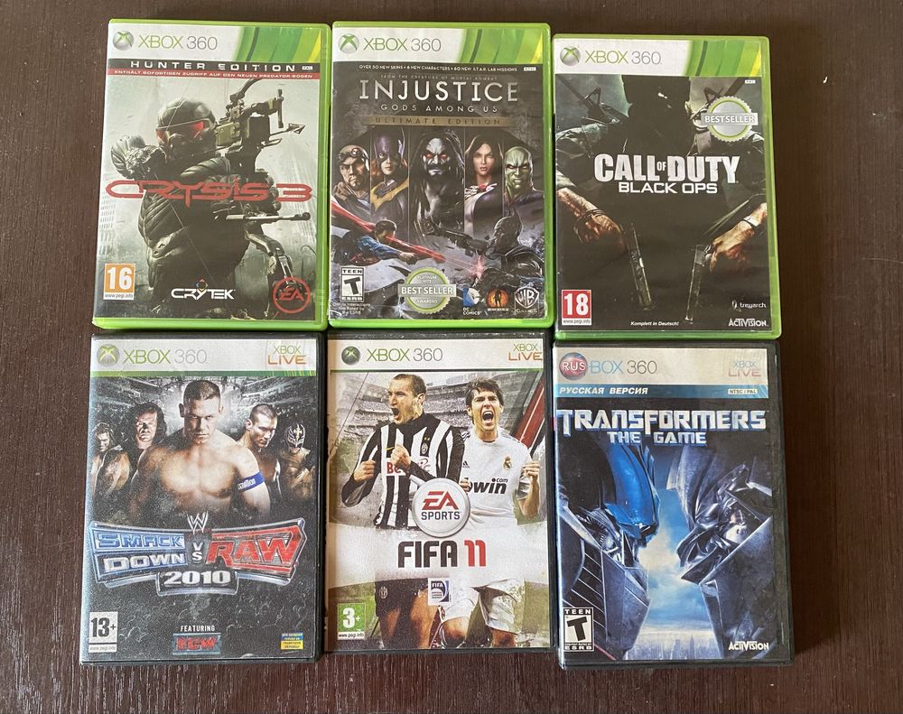 Продам диски на xbox 360