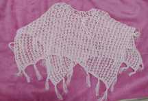 Różowa peleryna ponczo narzuta HAND MADE