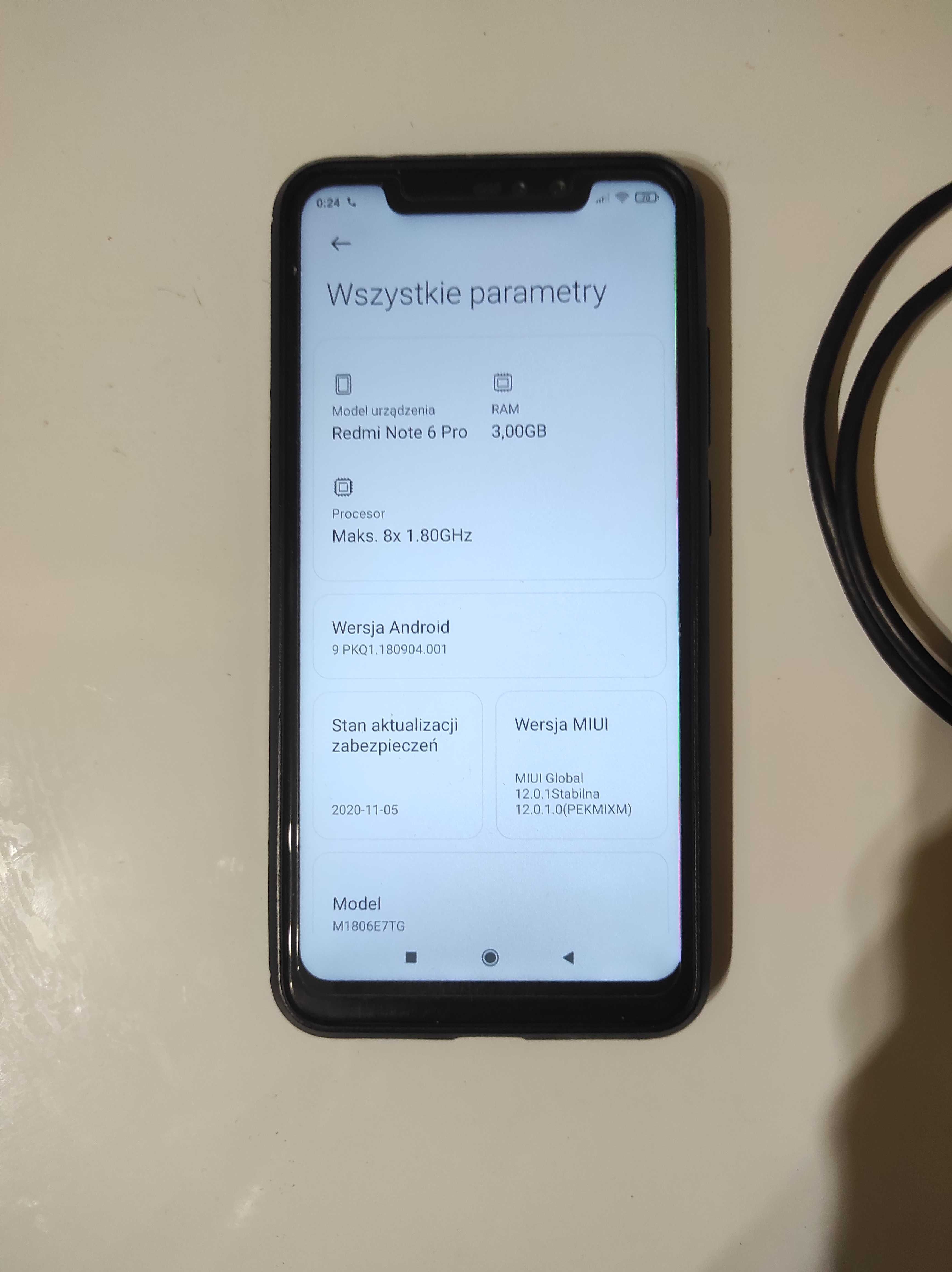 Xiaomi Redmi Note 6 Pro, 3/32 Android 9.0 12MPx 6,26"