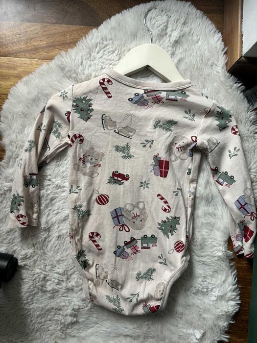 Body świąteczne 100% Bawełna H&M r. 86