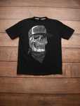 No Fear Skull Cap Black Tshirt tee czarna koszulka z krótkim rękawem