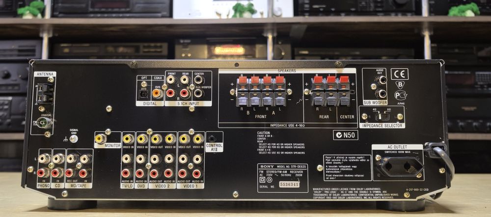 Ресивер Sony STR-DE635/4Ω/дефект