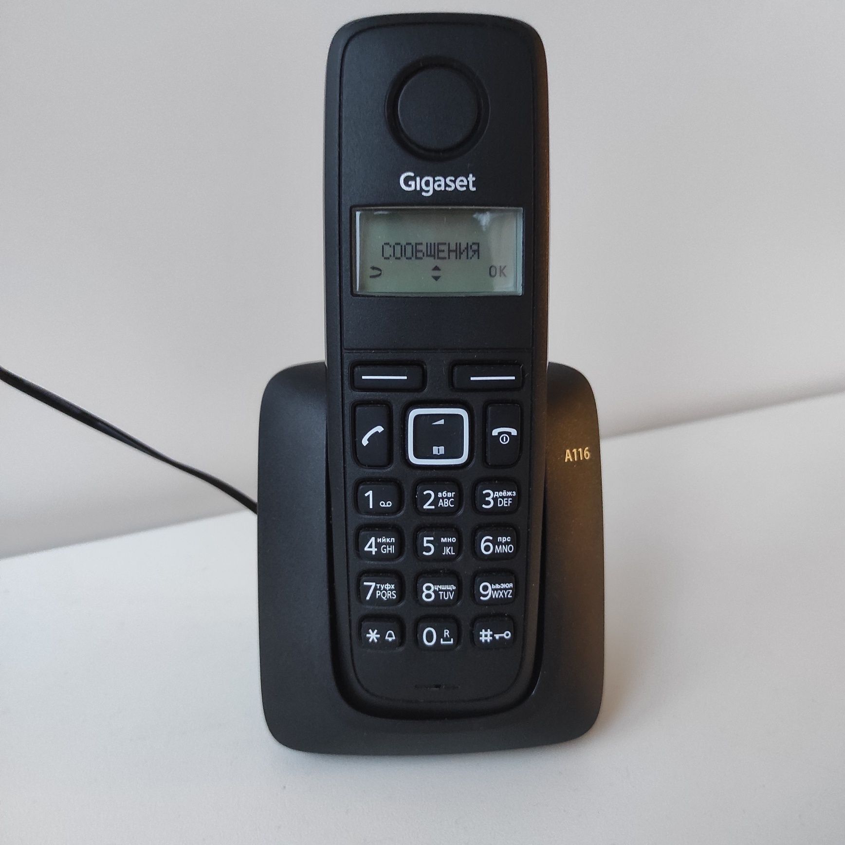 Радіо телефон Dect Gigaset A 116 black