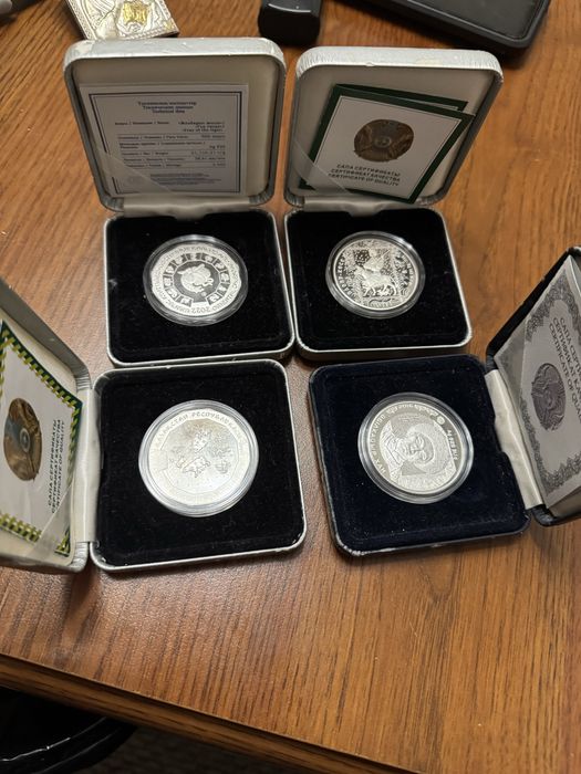 Монеты Серебро 999.9 Вес 31.1