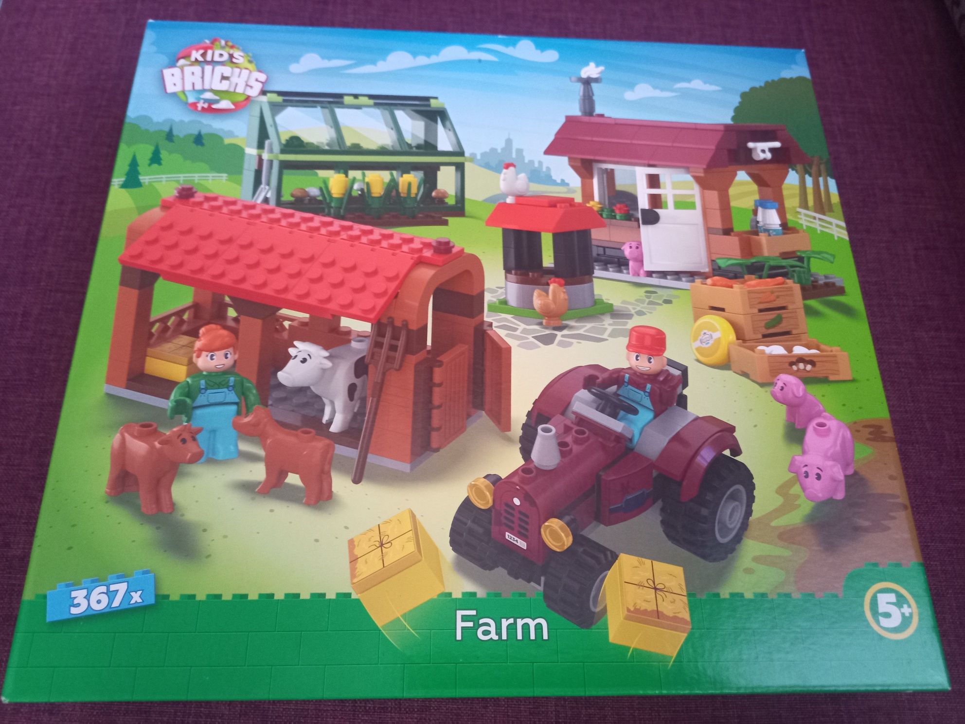 Klocki jak LEGO farma