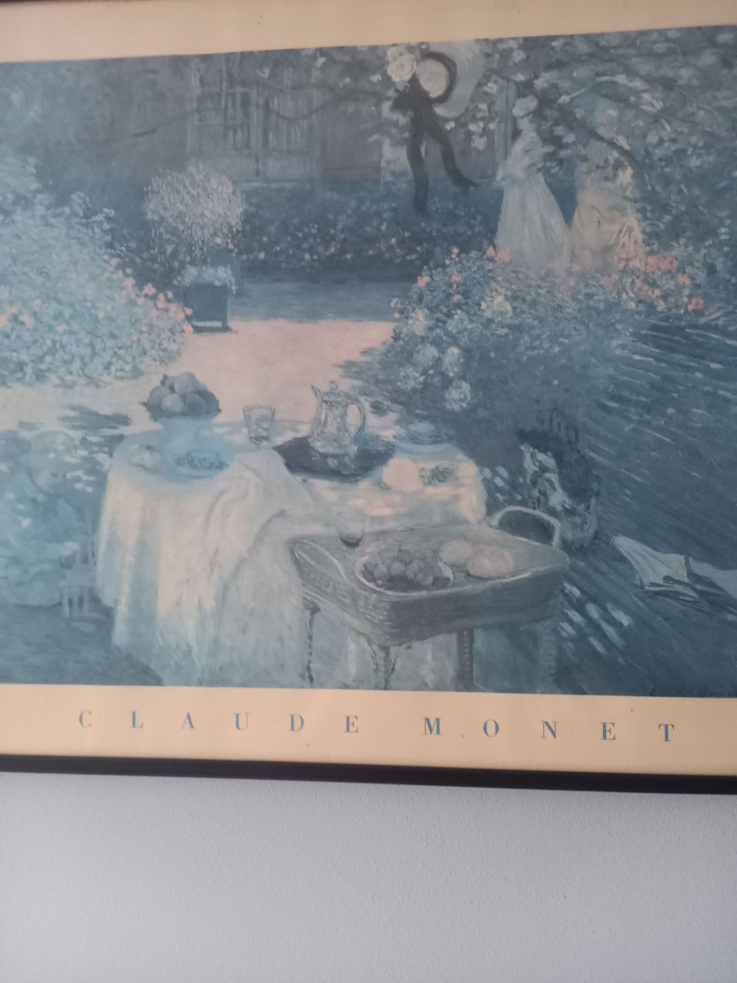 Reprodukcja obrazu Claude Moneta Posiłek w ogrodzie