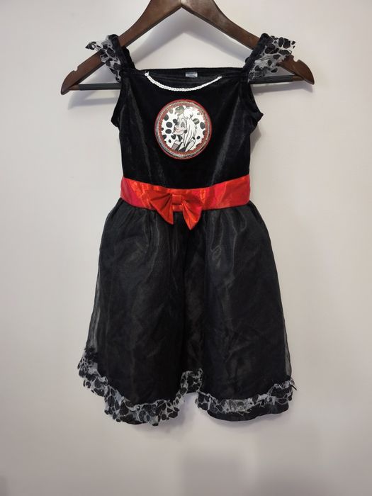 101 dalmatyńczyków Cruella de Mon strój kostium przebranie 110/116